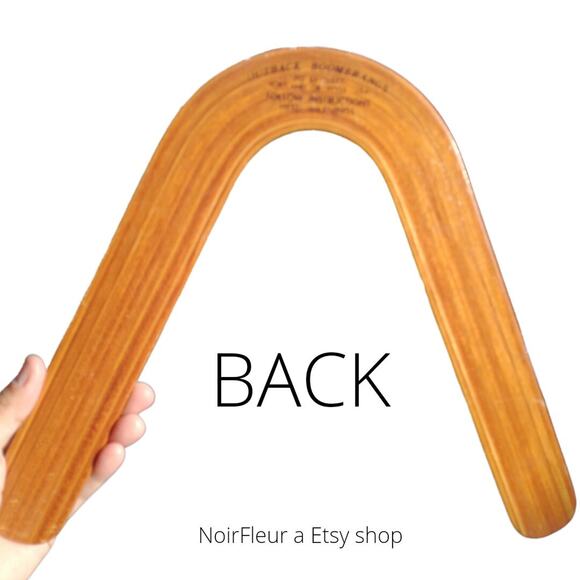 Outback ii Left Handed Boomerang Made by Doug DuFresne Collectable Vintage RARE - Picture 3 of 3